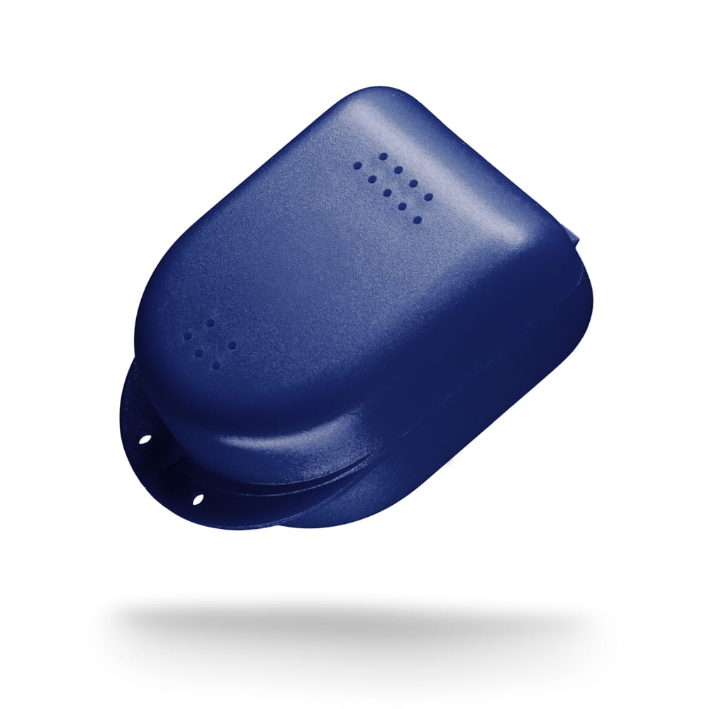 PP Dental Zahnspangenbox für Kinder, 90 x 60 x 45 cm, dunkelblau, blau, Polypropylen