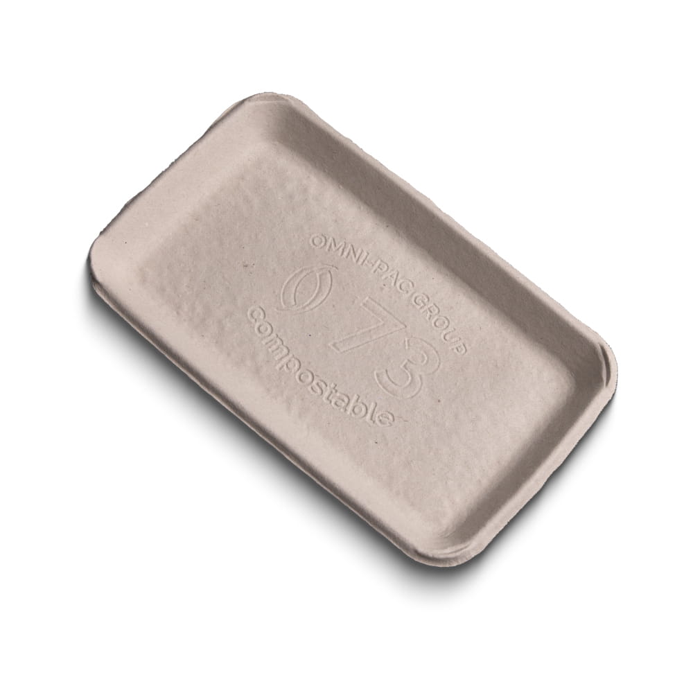 Foodtainer, Faserformschale, 225 x 136 x 22 mm, weiß, CareTainer