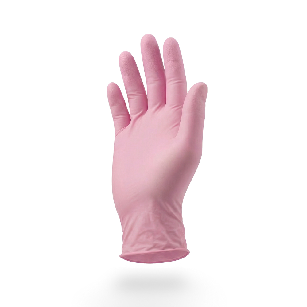 Nitrilhandschuhe, rosa, Größe M, puderfrei, Style Strawberry by Med-Comfort