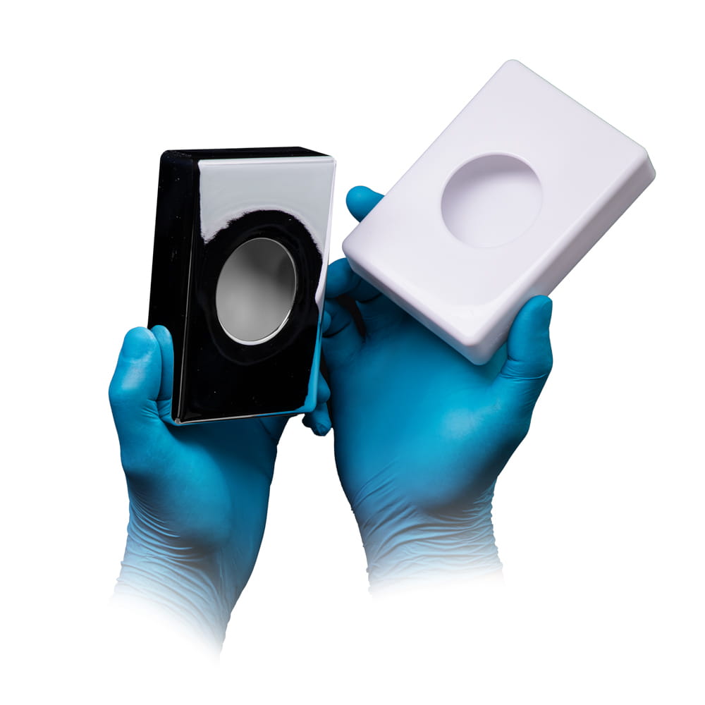 PP Halter für Hygienebeutel, 138 x 98 x 26 mm, chromFarben, Polypropylen