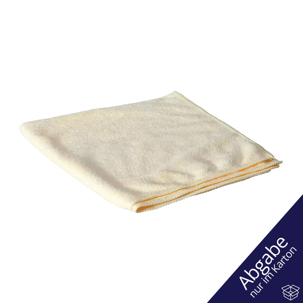 Mikrofasertuch, Farbe gelb, 40 x 40 cm, Clean-Comfort
