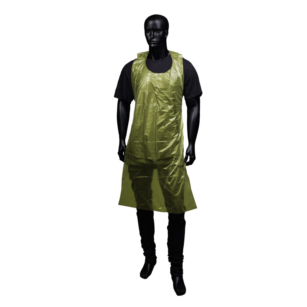 Einwegschürzen, gelb, 80 x 125 cm, Polyethylen, Med-Comfort