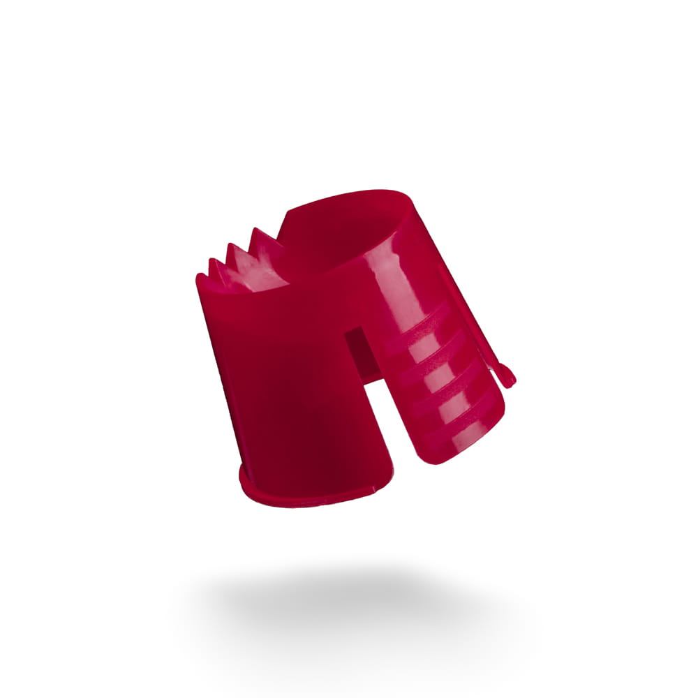 PP Einweg Dappenbehälter, Farbe weinrot, Polypropylen