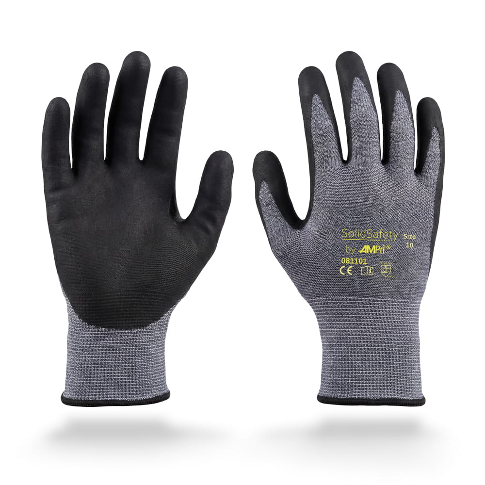 Schnittschutzhandschuhe, Größe 11, grau, SolidSafety Cut