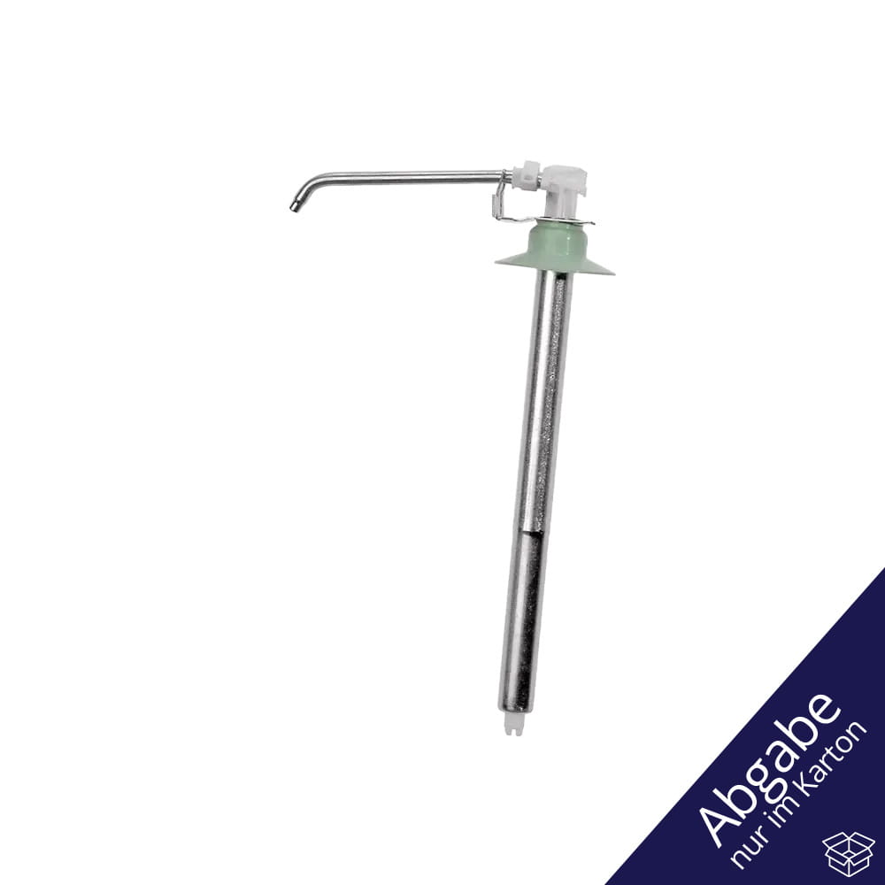 Edelstahlpumpe für Wandspender für 1000 ml flüssige Seifen und Desinfektionsmittel
