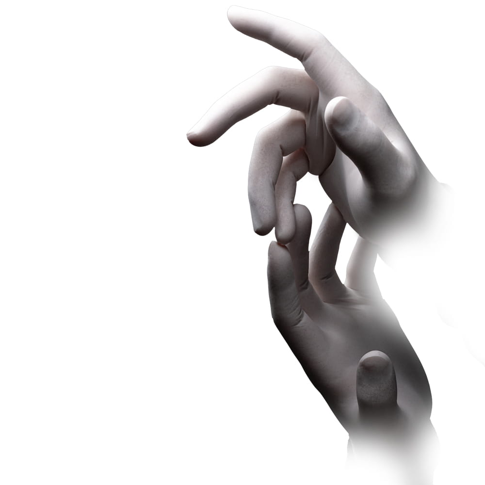 Latexhandschuhe, weiß, Größe XS, puderfrei, Basic-Touch