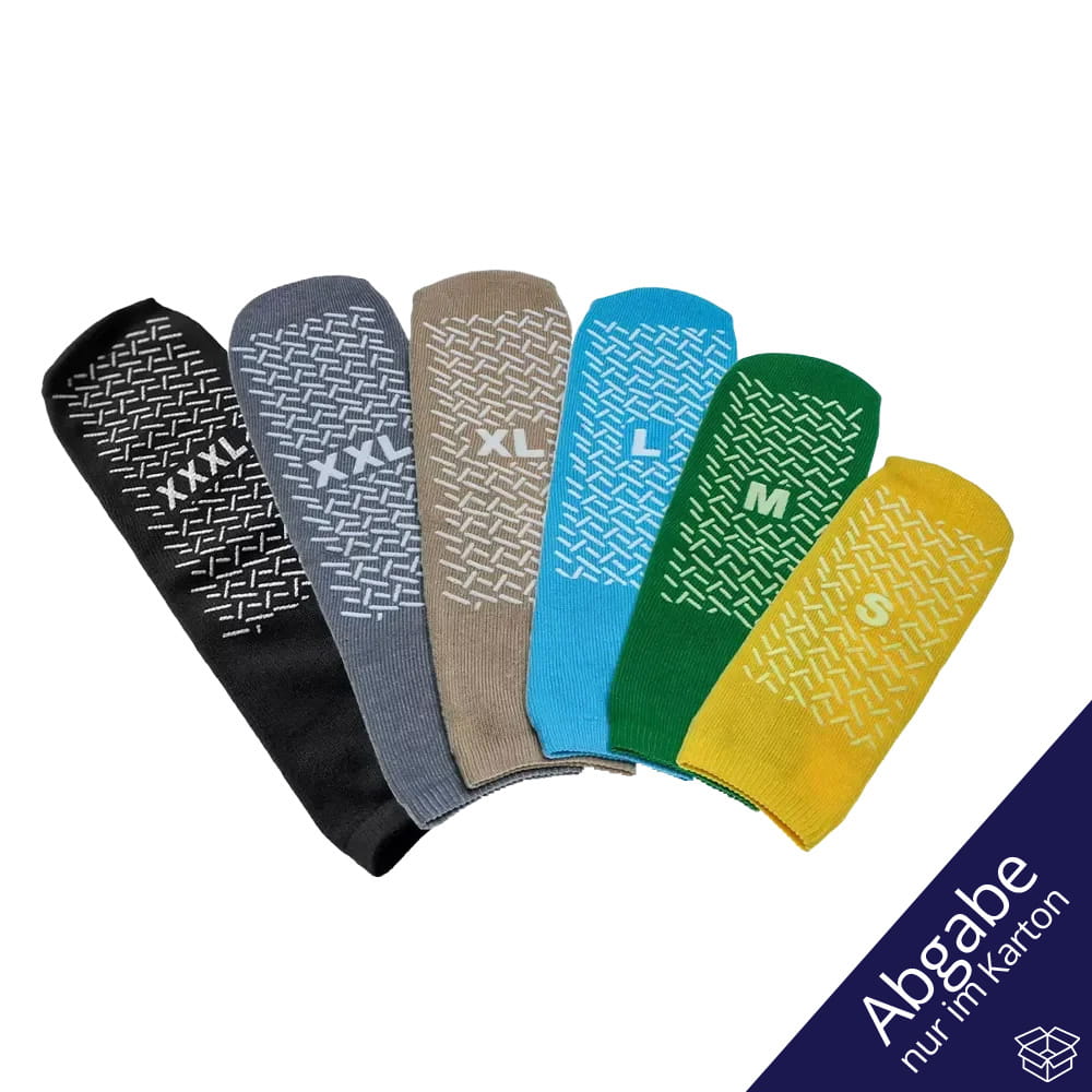 Antirutsch-Socken, Größe S, gelb, Med-Comfort
