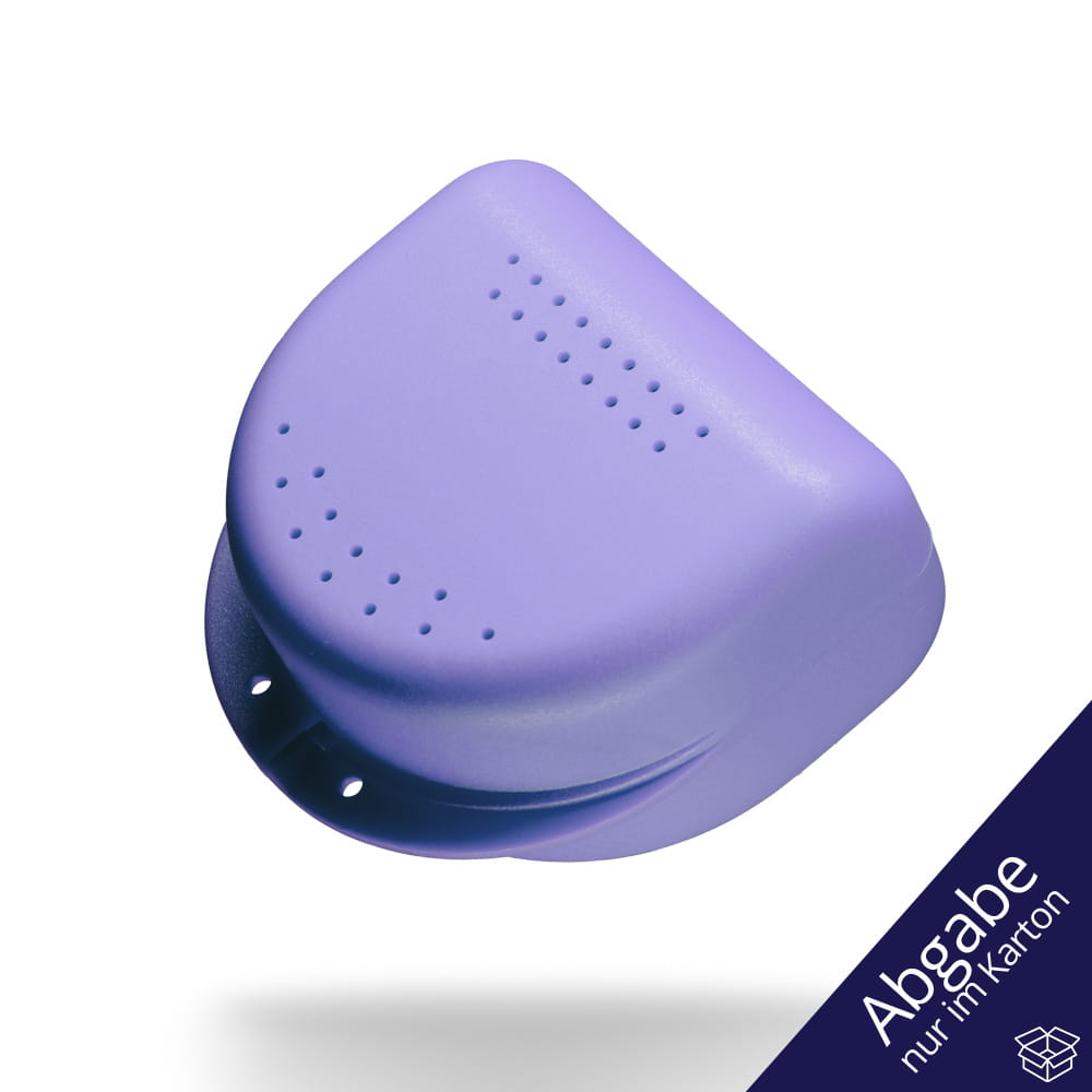 PP Dental Zahnspangenbox für Erwachsene, 80x80x45 cm,lila, Polypropylen