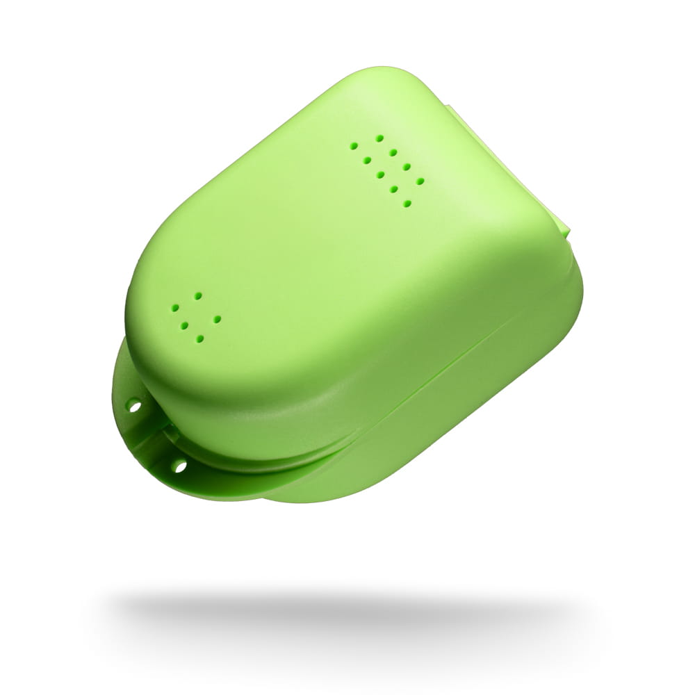 PP Dental Zahnspangenbox für Kinder, 90 x 60 x 45 cm, limette, grün, hellgrün Polypropylen