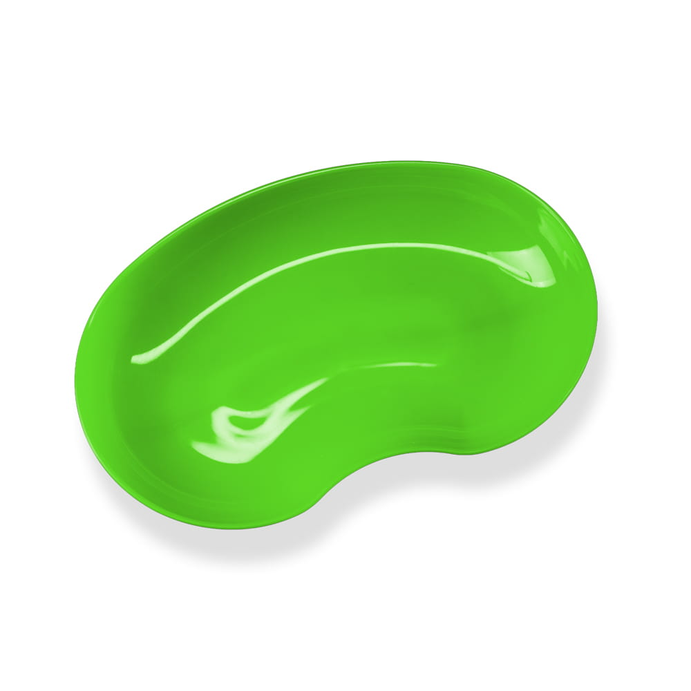 Kunststoff Nierenschale, Farbe lime, hellgrün, 24 cm, 600 ml, Med-Comfort