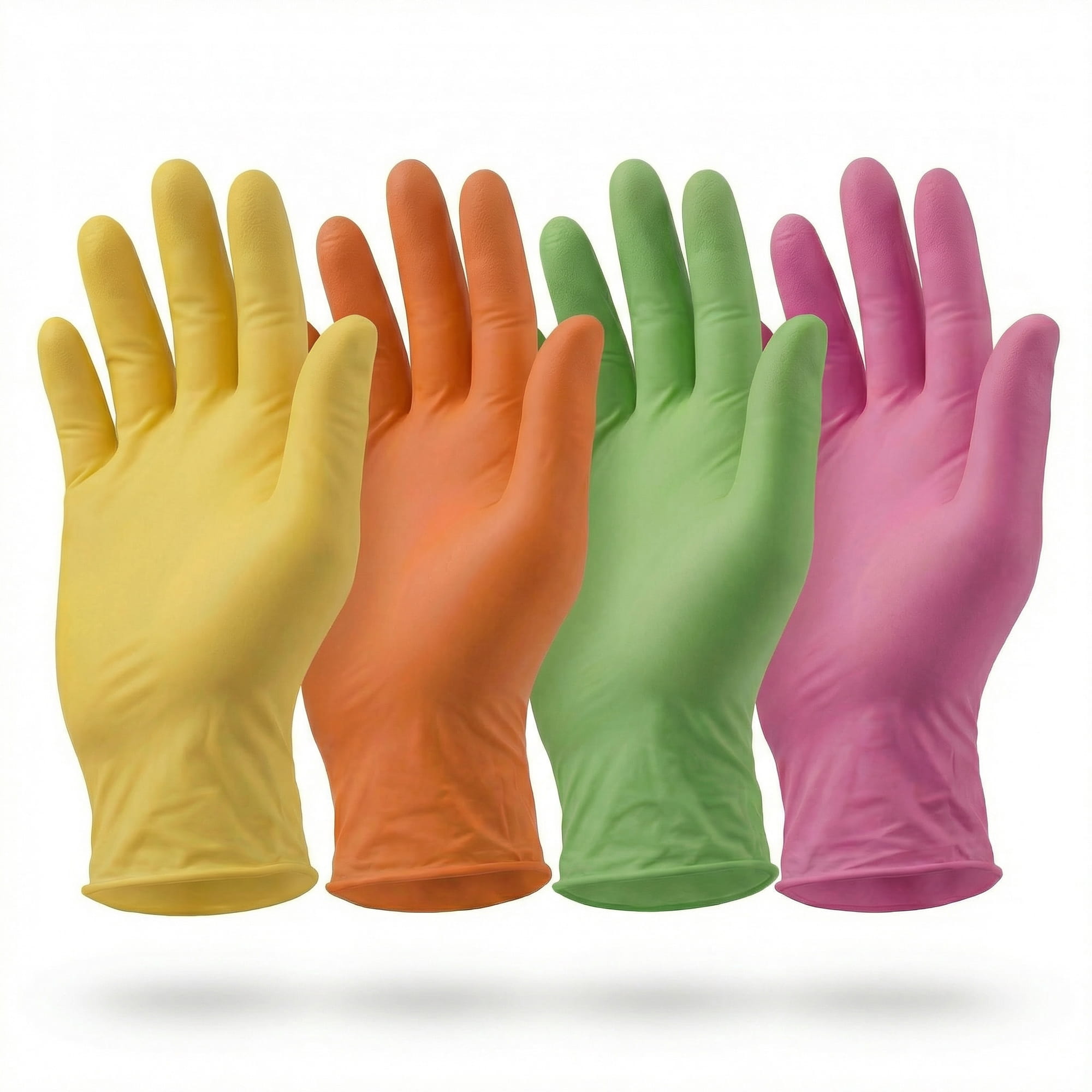 Nitrilhandschuhe, bunt, Farbenmix, Größe XL, puderfrei, Style tutti frutti by Med-Comfort