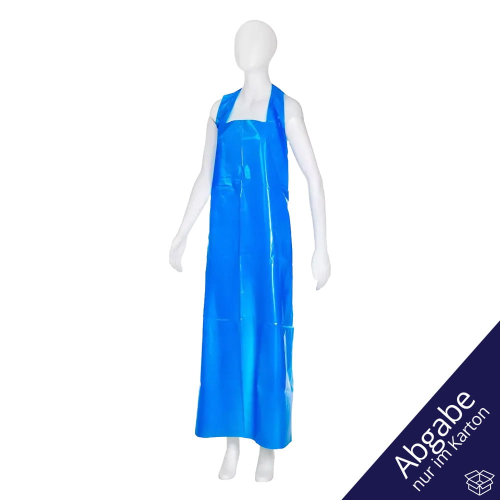 Einwegschürzen, blau , 100 x 150 cm, Polyethylen, Med-Comfort