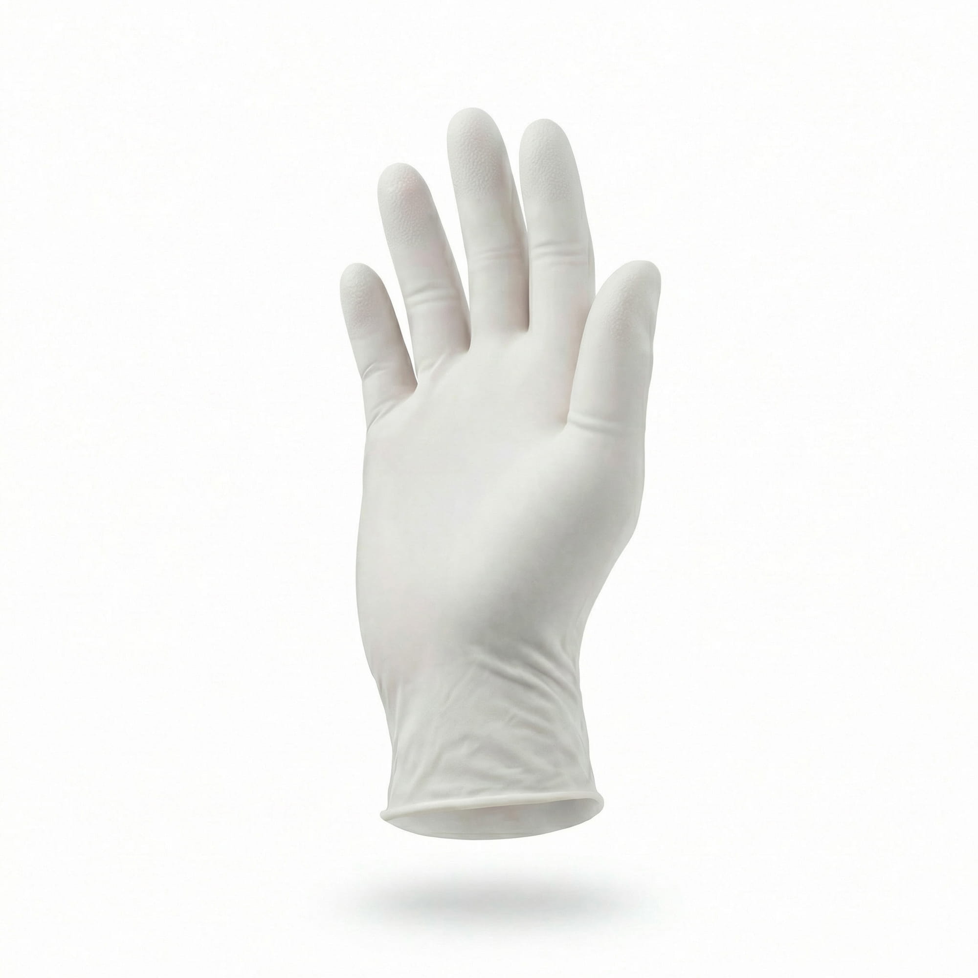 Nitrilhandschuhe, weiß, Größe M, puderfrei, Eco-Plus