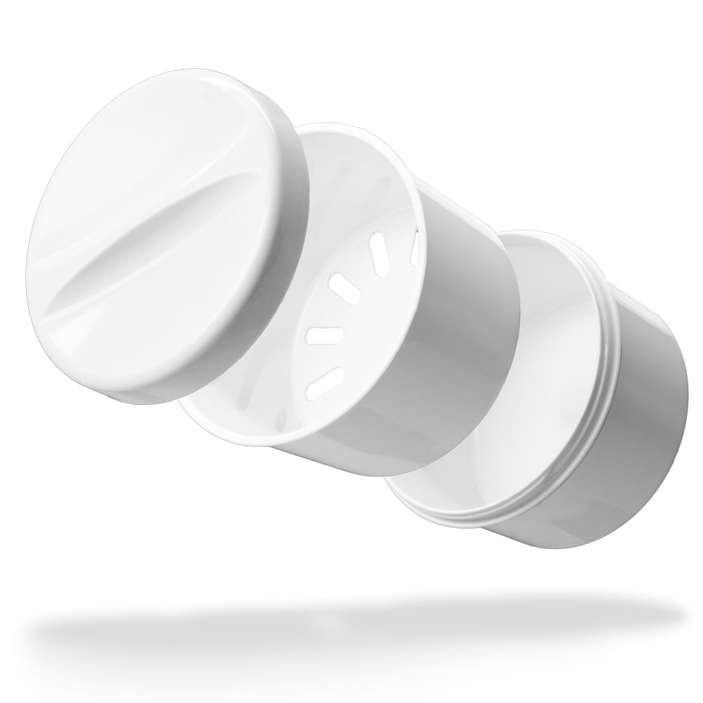 PP Einweg Zahnprothesenbecher, weiß, 250 ml Füllmenge