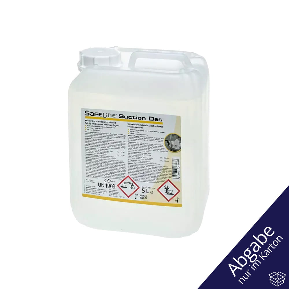 Absauganlagen Desinfektionsmittel, 5 l, Safeline Suction Des