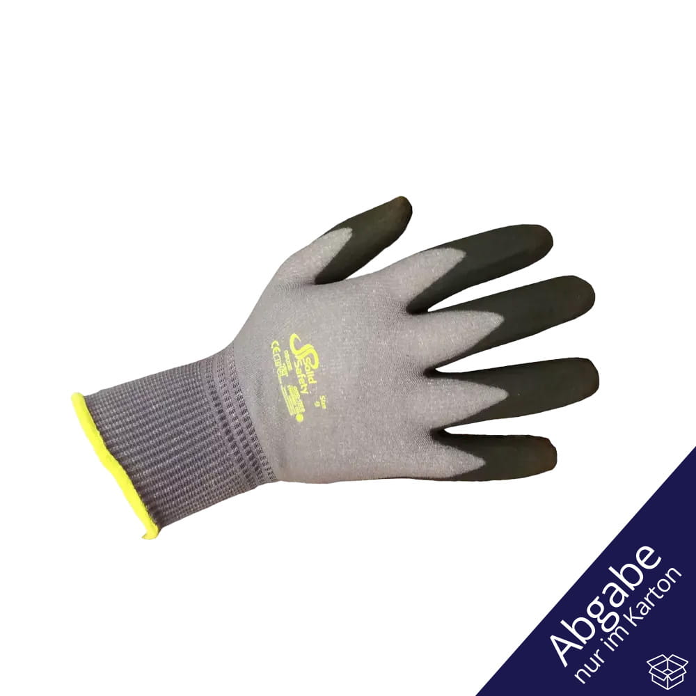 Montagehandschuh, Größe 11, grau, SolidSafety Tough Air