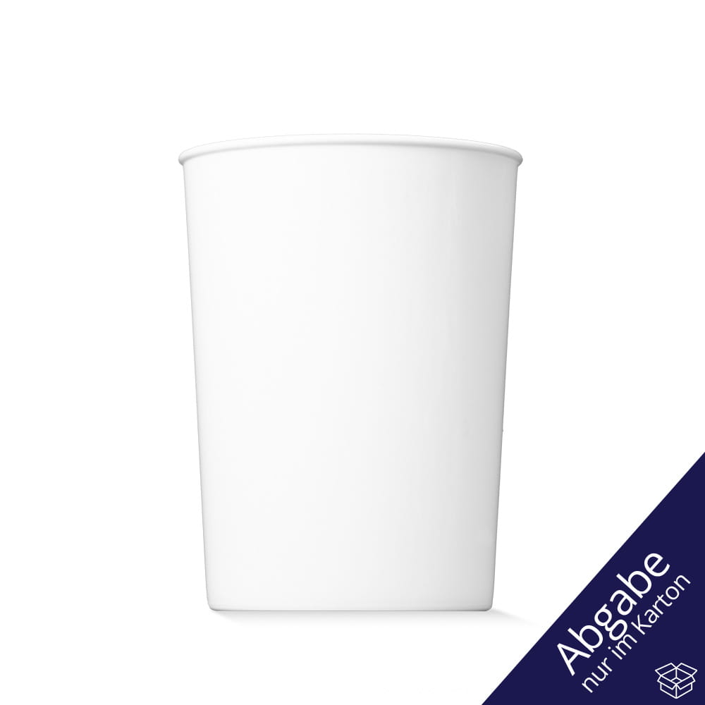 Zahnputzbecher 200ml, Farbe weiß