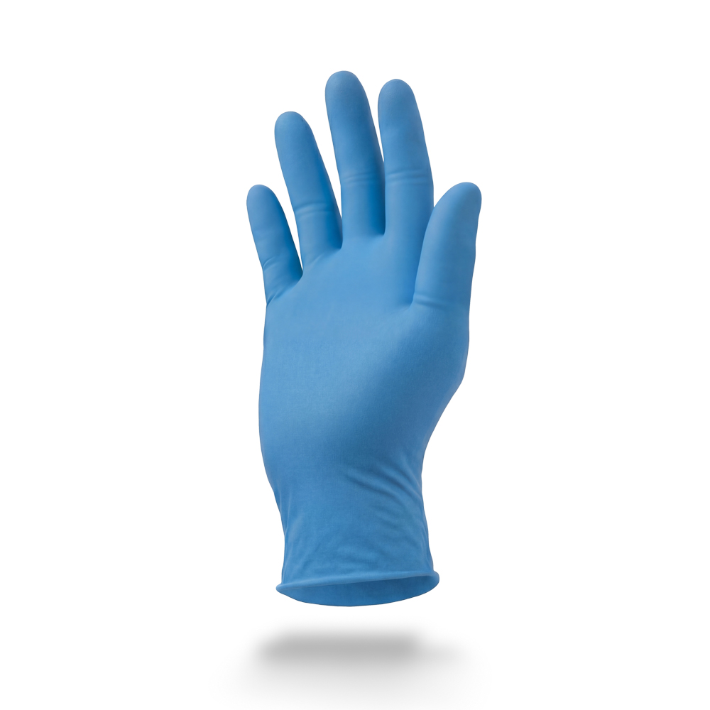 Latexhandschuhe, blau, Größe S, puderfrei, Med-Comfort blue