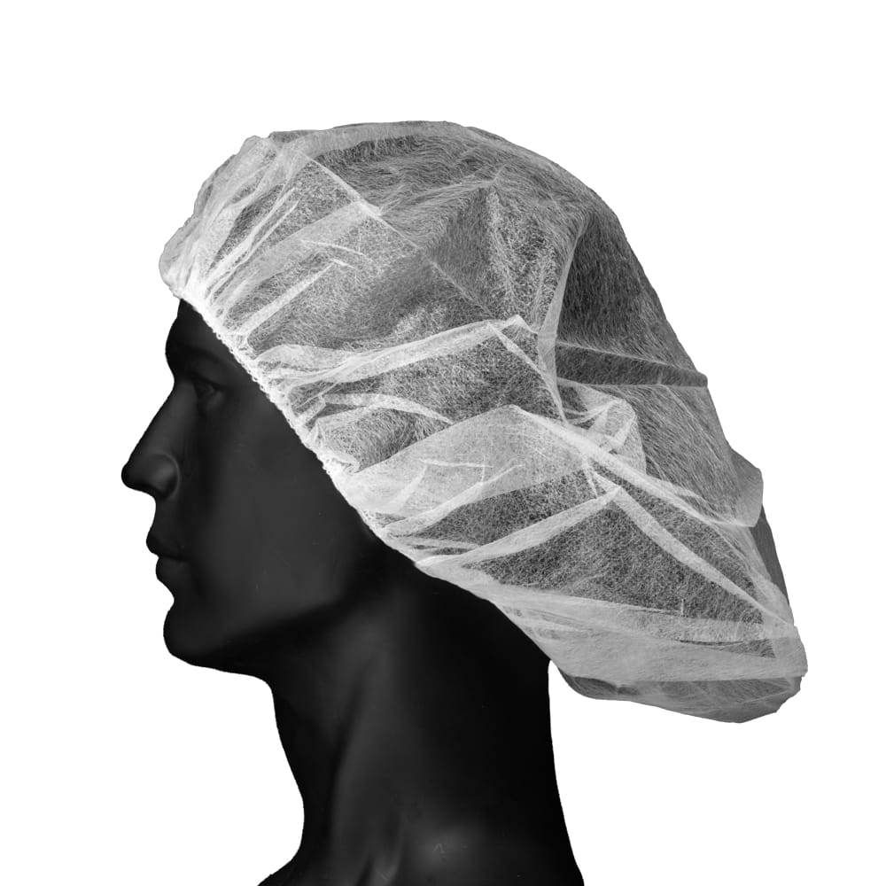 Baretthaube aus Polypropylen, Größe XL, weiß, Med-Comfort Baretthaube aus Polypropylen, Größe XL, weiß, Med-Comfort
