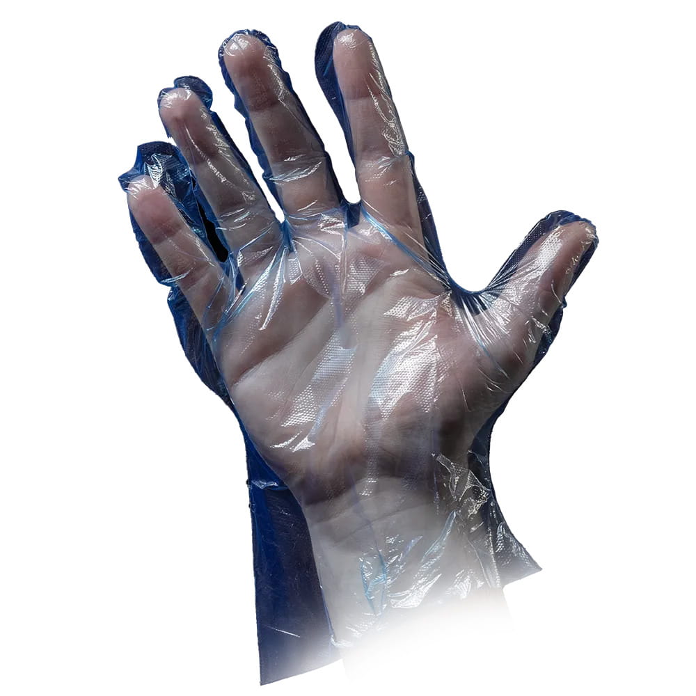 PE Handschuh, blau, Größe L (Herren), gehämmert, Med-Comfort PE Handschuh, blau, Größe L (Herren), gehämmert, Med-Comfort