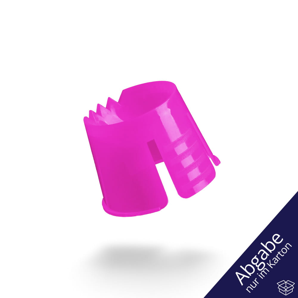 PP Einweg Dappenbehälter, Farbe pink, Polypropylen