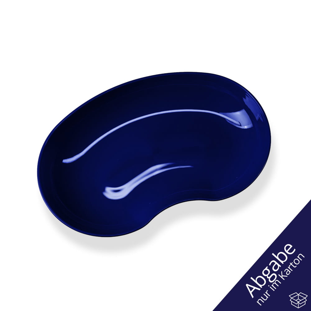 Kunststoff Nierenschale, Farbe dunkelblau, blau, 24 cm, 600 ml, Med-Comfort