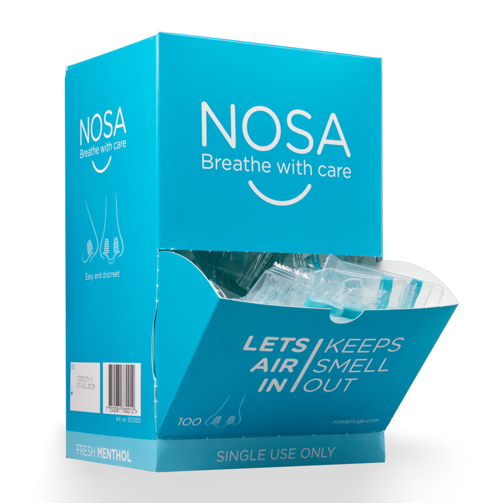 Nasenstöpsel, 100 Stck., mit Menthol