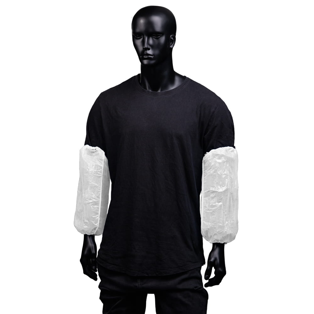 PE Ärmelschoner, 40 x 20 cm, Farbe weiß, Polyethylen, Med-Comfort