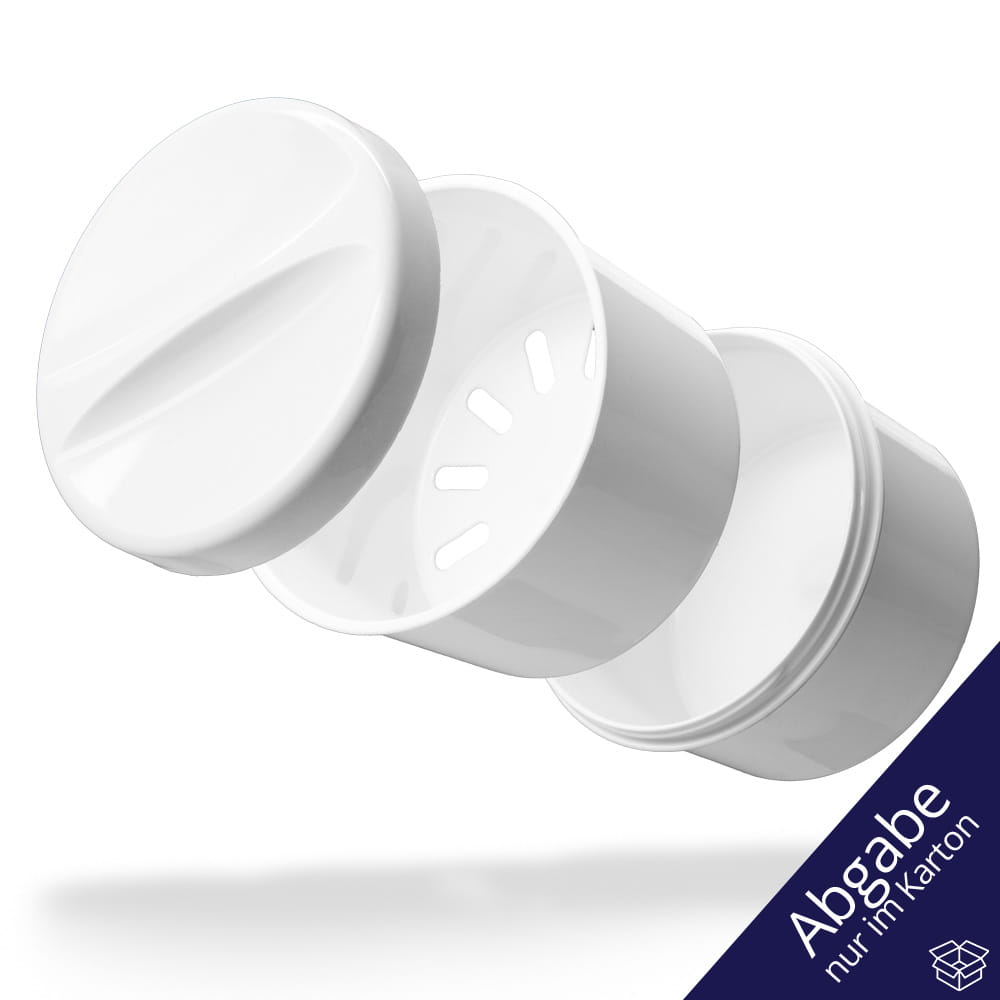 PP Einweg Zahnprothesenbecher, weiß, 250 ml Füllmenge