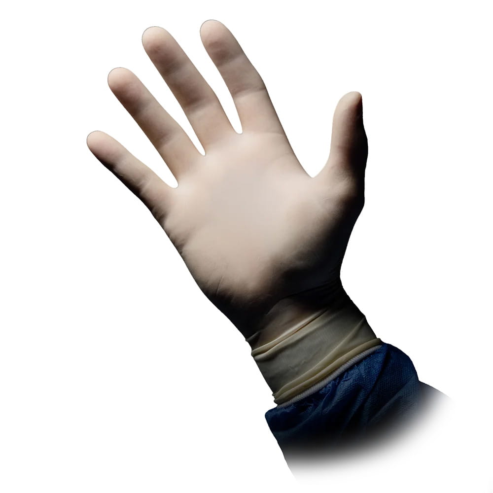 OP-Handschuhe, Latex Einmalhandschuhe, puderfrei, weiß, Gr. 7,5, Med-Comfort OP-Handschuhe, Latex Einmalhandschuhe, puderfrei, weiß, Gr. 7,5, Med-Comfort