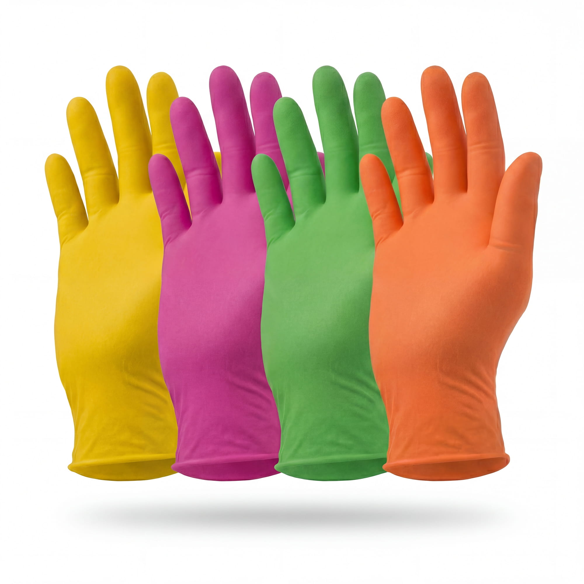 Nitrilhandschuhe, bunt, Farbenmix, Größe L, puderfrei, Style tutti frutti by Med-Comfort