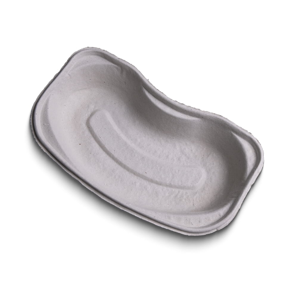 Einmal Faserstoff Nierenschale, weiß, 252 x 150 x 48 mm, 700 ml Einmal Faserstoff Nierenschale, weiß, 252 x 150 x 48 mm, 700 ml