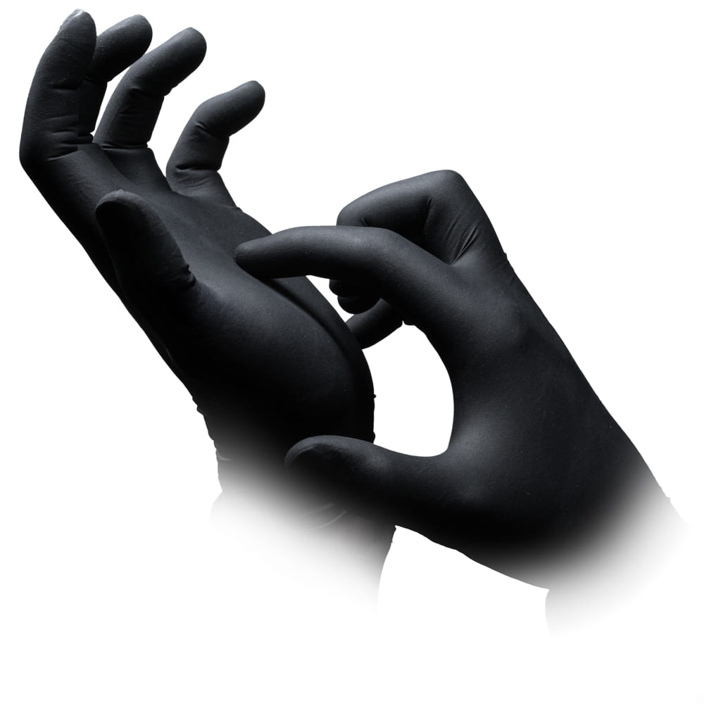 Latexhandschuhe, schwarz, Größe XS, puderfrei, Style Latex Black Latexhandschuhe, schwarz, Größe XS, puderfrei, Style Latex Black