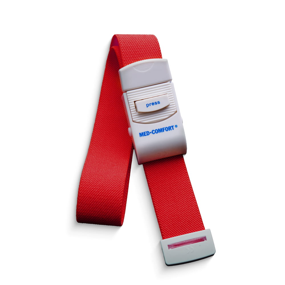 Venenstauer, Farbe rot, 2,5 x 45 cm, Med-Comfort