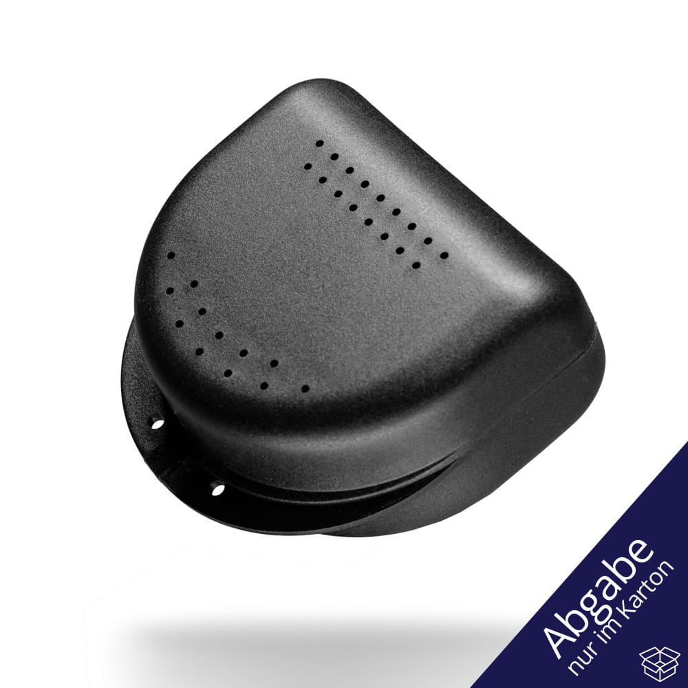 PP Dental Zahnspangenbox für Erwachsene, 80x80x45 cm, schwarz, Polypropylen