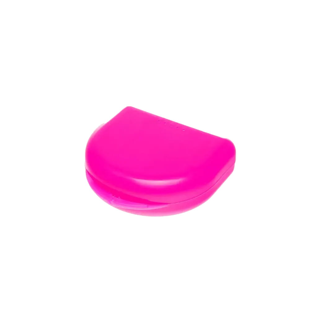 PP Dental Schienendose für Erwachsene, 65 x 58 x 20 cm, Farbe pink, Polypropylen