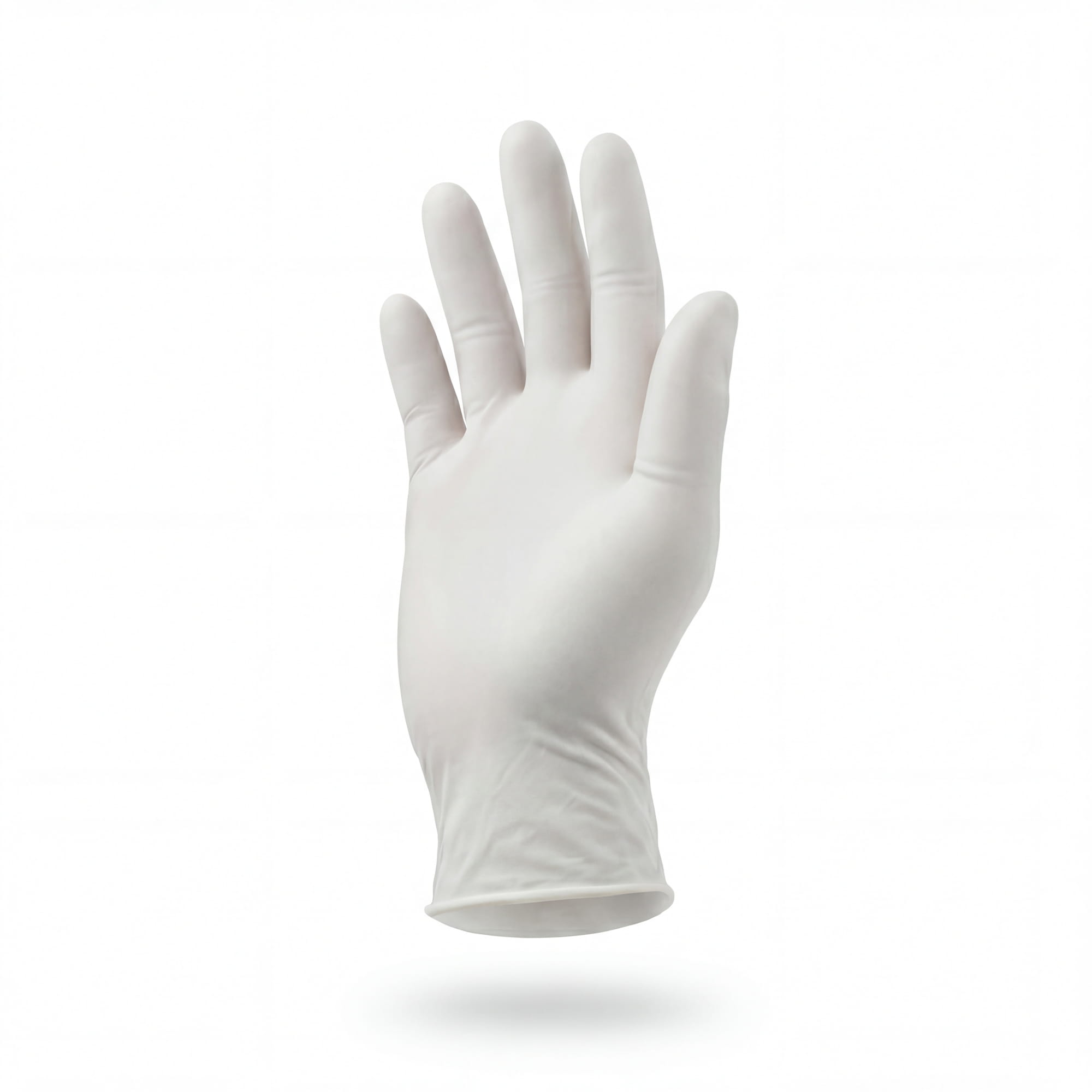 Latexhandschuhe, weiß, Größe L, puderfrei, Basic-Plus