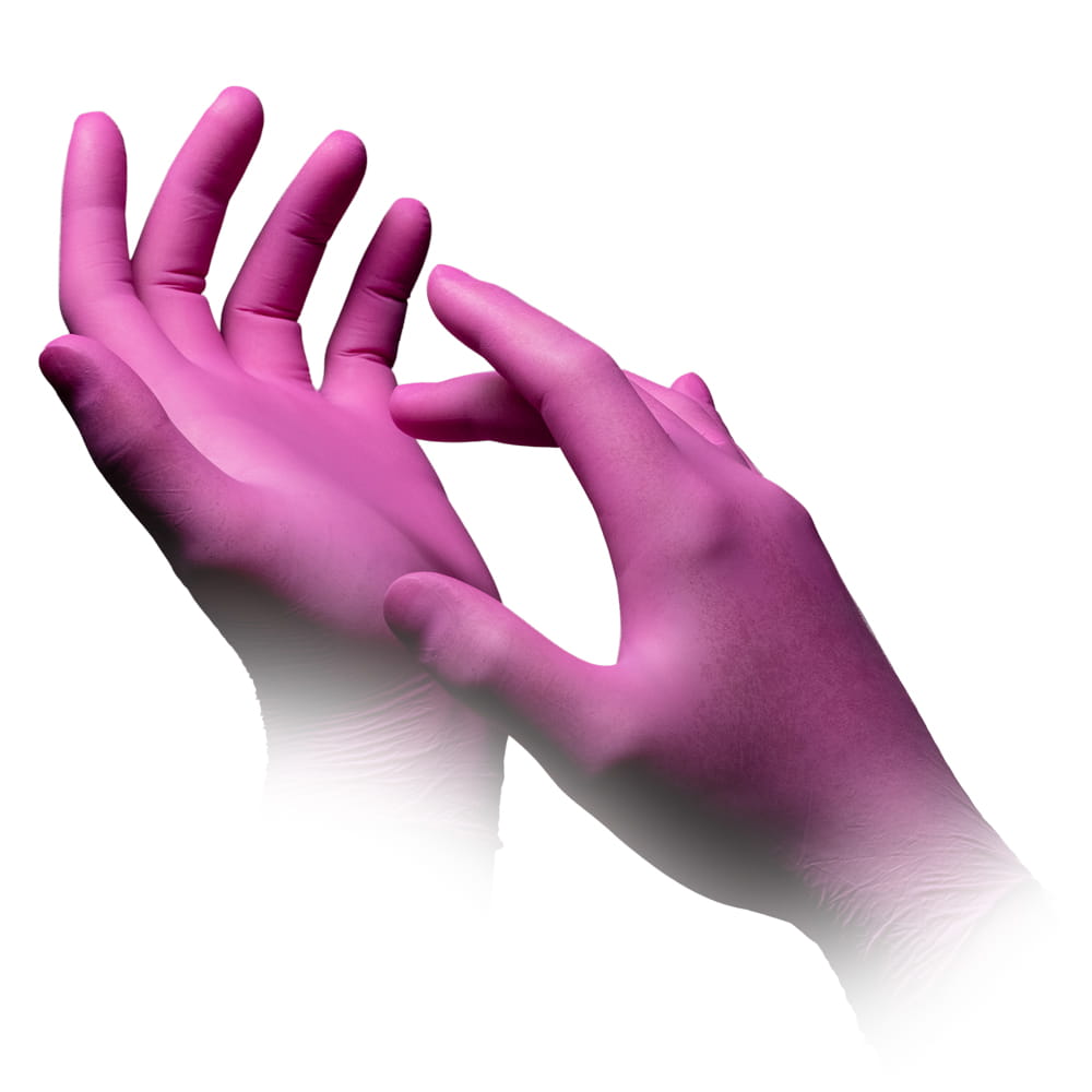 Nitrilhandschuhe, magenta, pink, Größe XL, puderfrei, Style Grenadine by Med-Comfort Nitrilhandschuhe, magenta, pink, Größe XL, puderfrei, Style Grenadine by Med-Comfort
