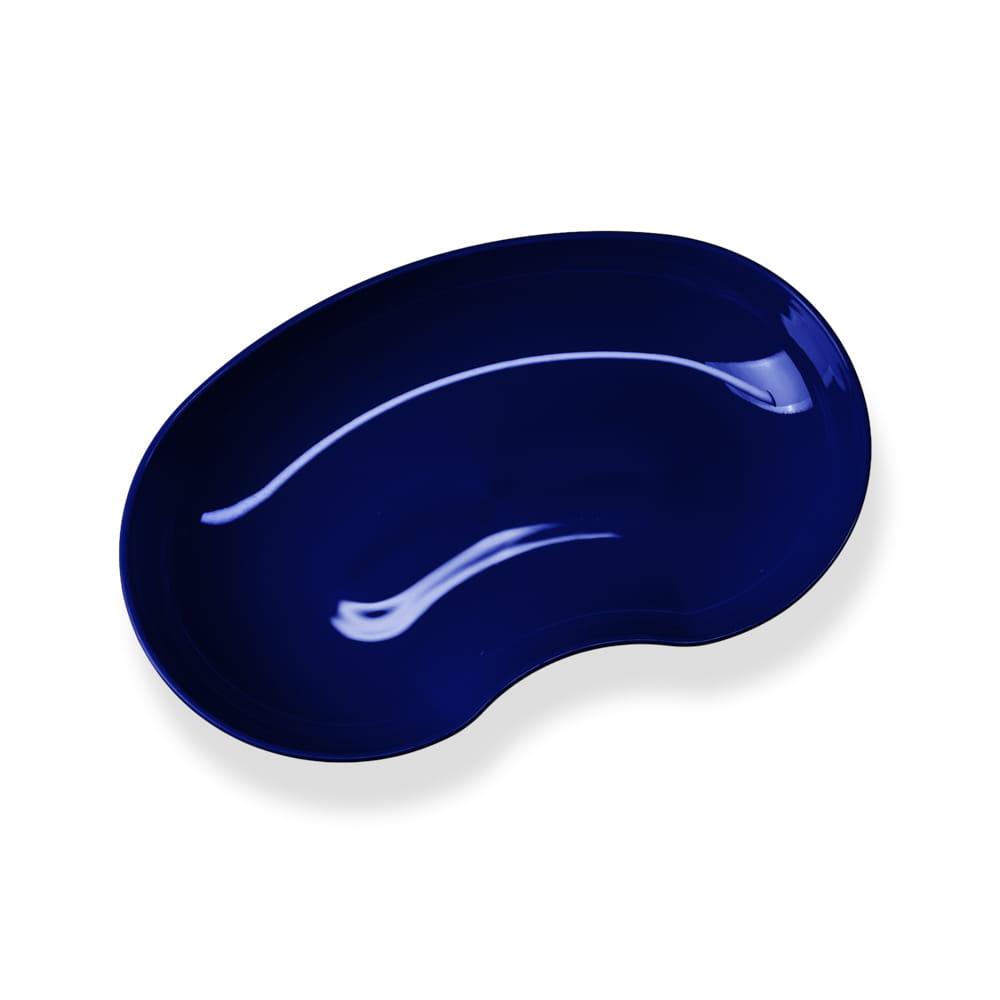 Kunststoff Nierenschale, Farbe dunkelblau, blau, 24 cm, 600 ml, Med-Comfort