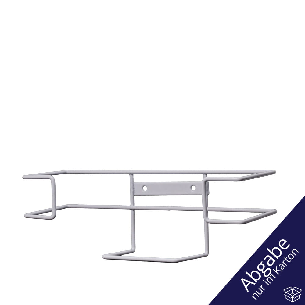 Handschuhbox-Halterung, weiß, aus Draht