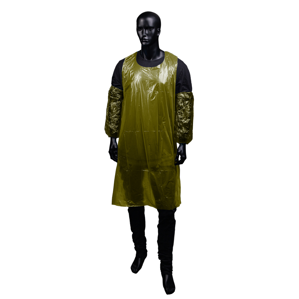 PE Ärmelschoner, 40 x 20 cm, Farbe gelb, Polyethylen, Med-Comfort