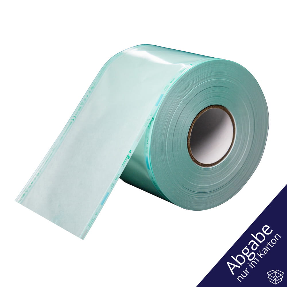 Sterilisationsschlauch ohne Seitenfalte 150mm x 200m