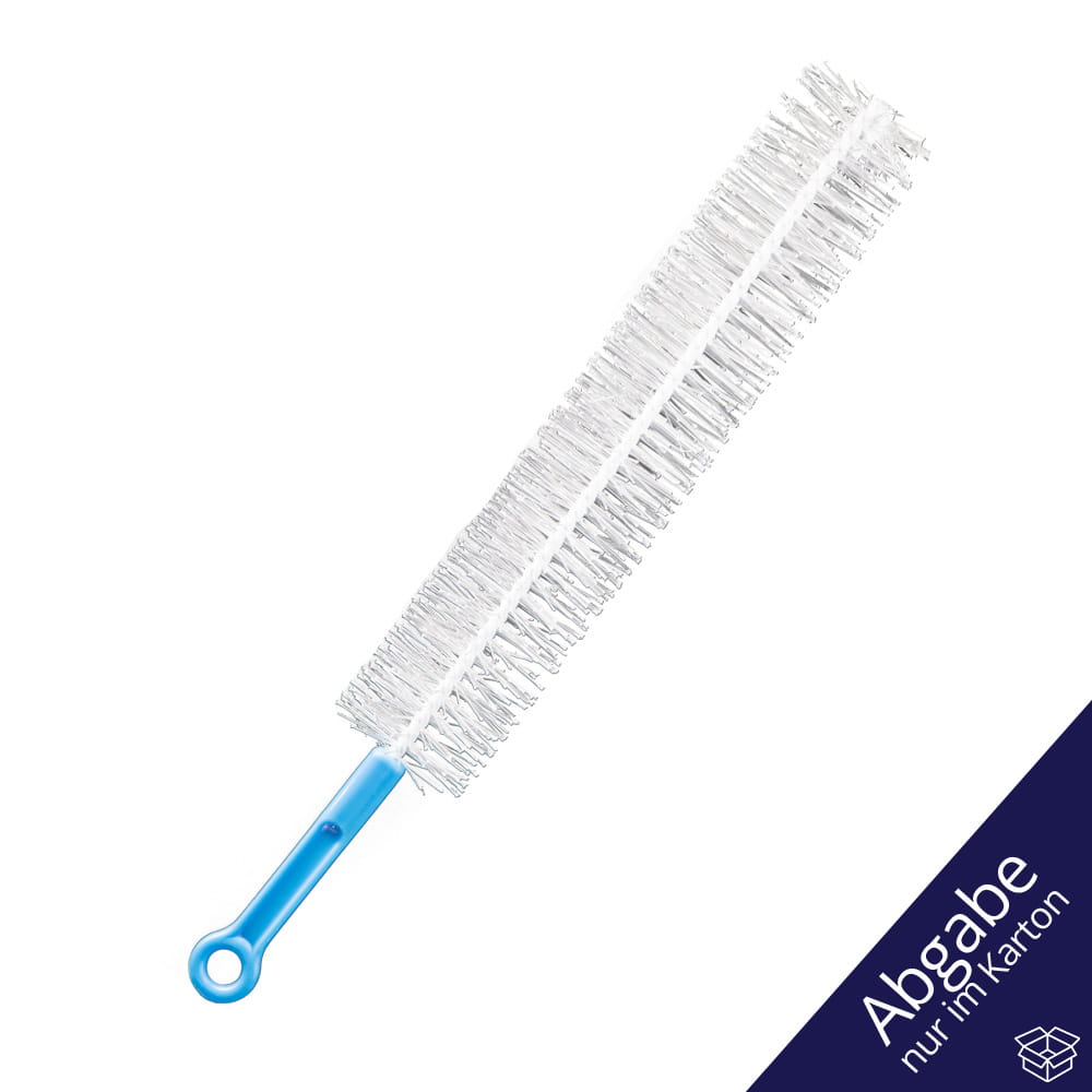 PP Urinflaschenbürste, 37 cm, Farbe weiß, blau