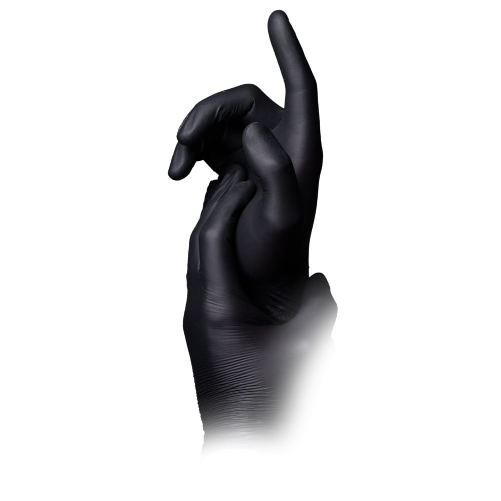 Nitrilhandschuhe, schwarz, Größe XS, puderfrei, Puracomfort Black Nitrilhandschuhe, schwarz, Größe XS, puderfrei, Puracomfort Black