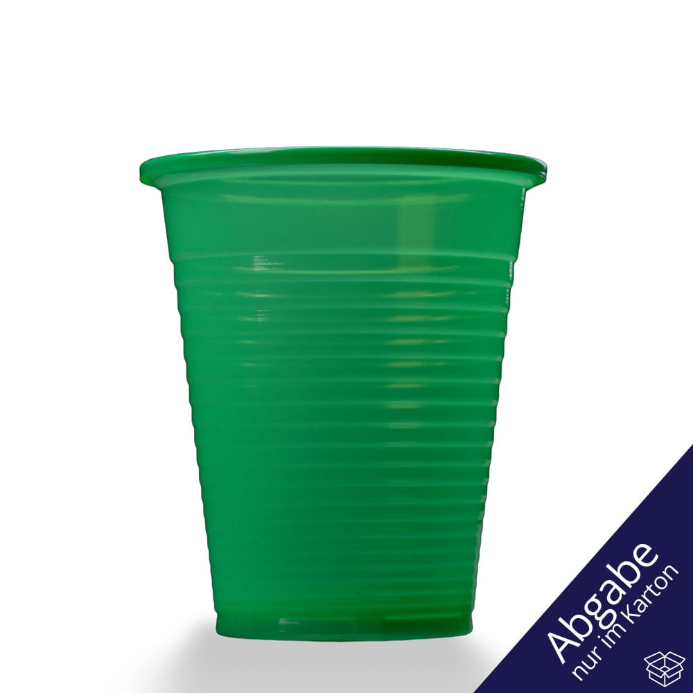 PP Mundspülbecher,180 ml, Farbe grün opak, Polypropylen