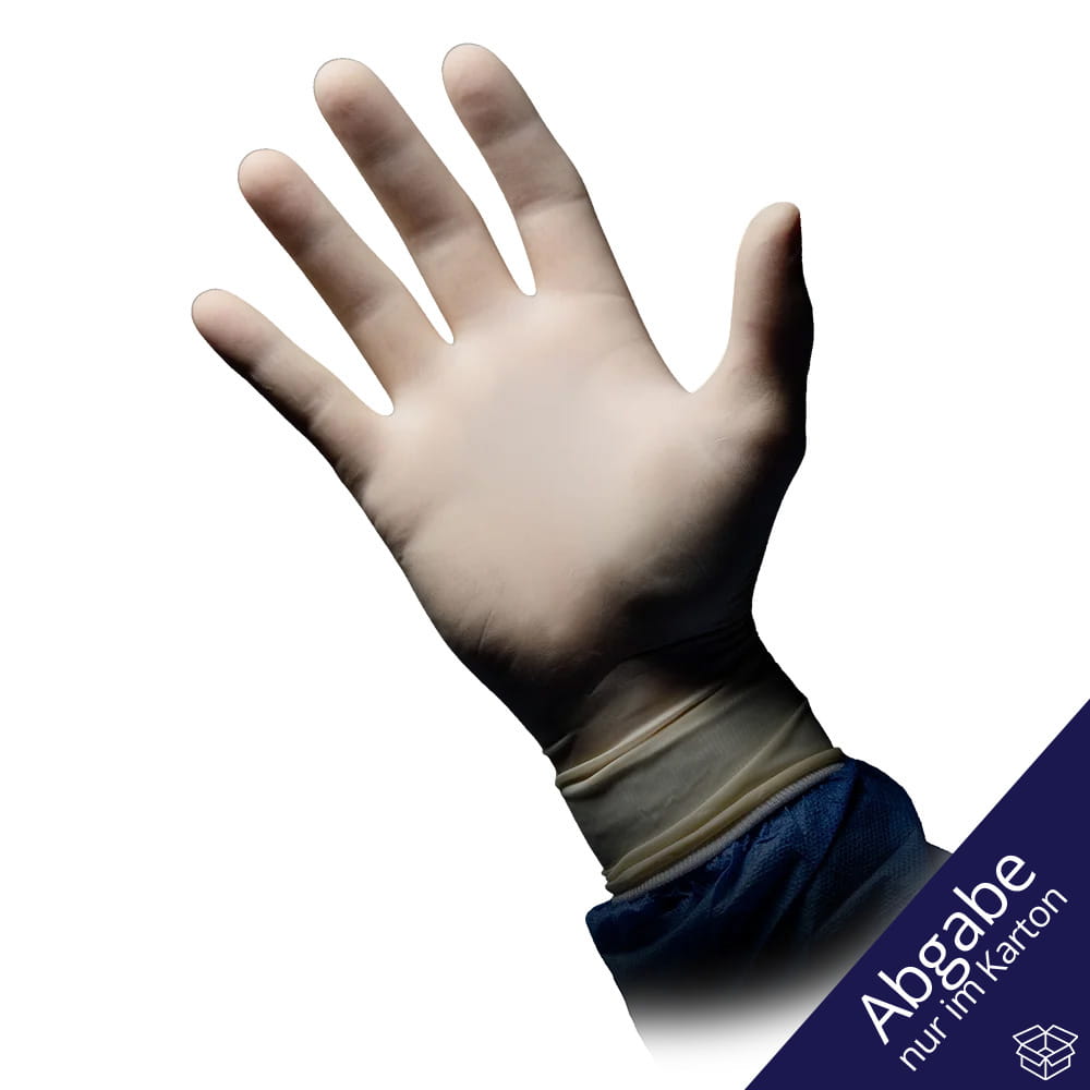OP-Handschuhe, Latex Einmalhandschuhe, puderfrei, weiß, Gr. 6,0, Med-Comfort