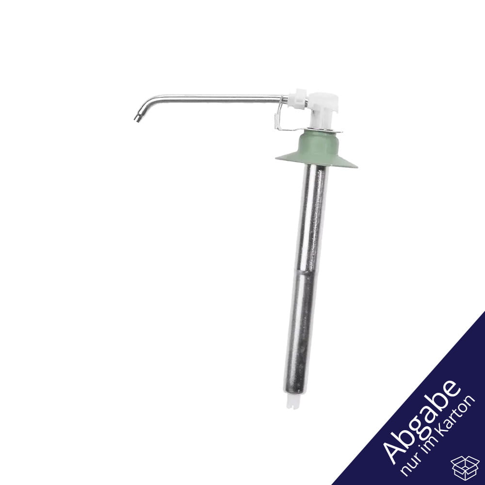 Edelstahlpumpe für Wandspender für 500 ml flüssige Seifen und Desinfektionsmittel