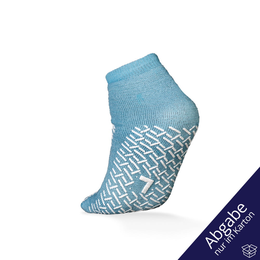 ECO-PLUS Antirutsch-Socken, Größe L, blau