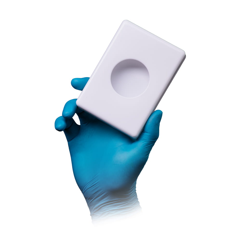 PP Halter für Hygienebeutel, 138 x 98 x 26 mm, weiß, Polypropylen