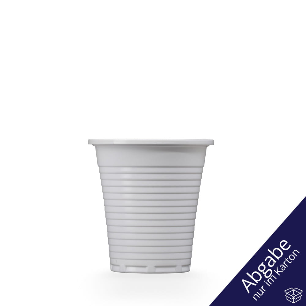 PP Mundspülbecher, 150 ml, Farbe weiß, Polypropylen